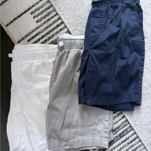JCrew SHORTS BUNDLE Kids Navy, Gray, and White Shorts